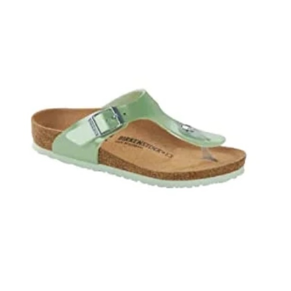 BIRKENSTOCK KIDS GIZEH SANDALS IN ELECTRIC METALLIC MINERAL 30 EU 12 - Picture 2 of 6